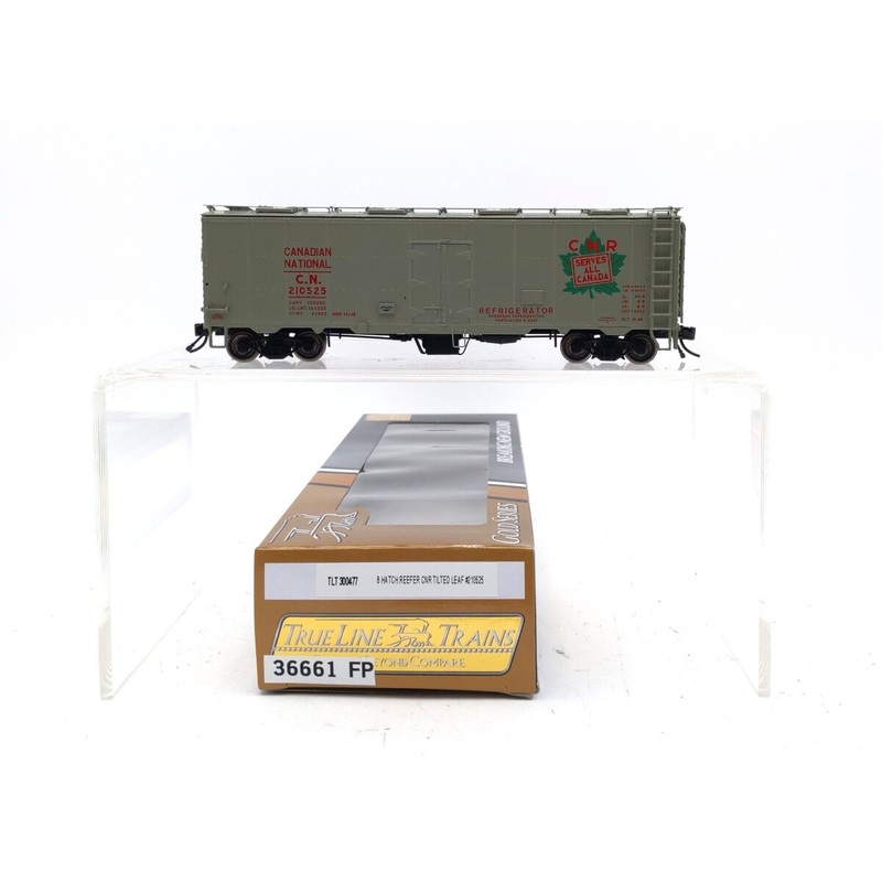 True Line Trains 300477 HO Scale Canadian National 8-Hatch Reefer #210525 LN/Box