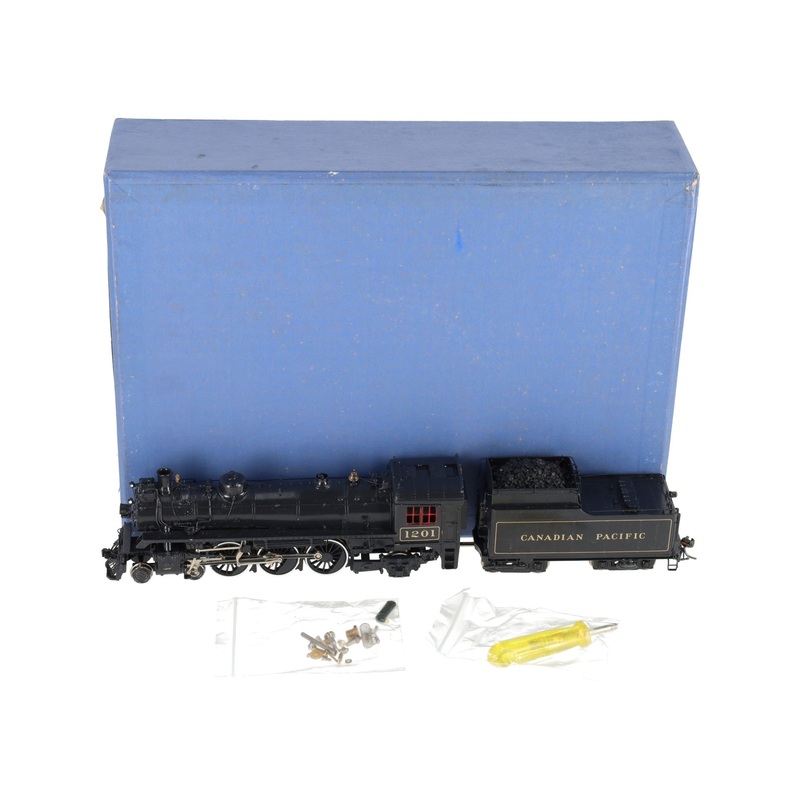 Van Hobbies HO BRASS CPR Pacific 4-6-2 Steam Locomotive & Tender #1201 – painted EX/Box