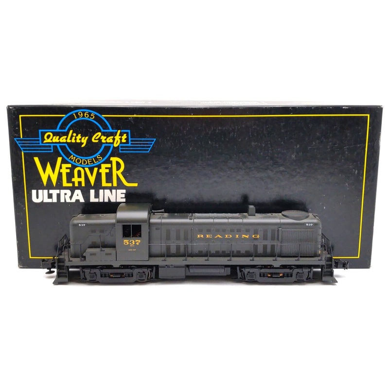 Weaver 5503 O Gauge Reading RS-3 Diesel Locomotive #537 – (3 Rail) EX/Box