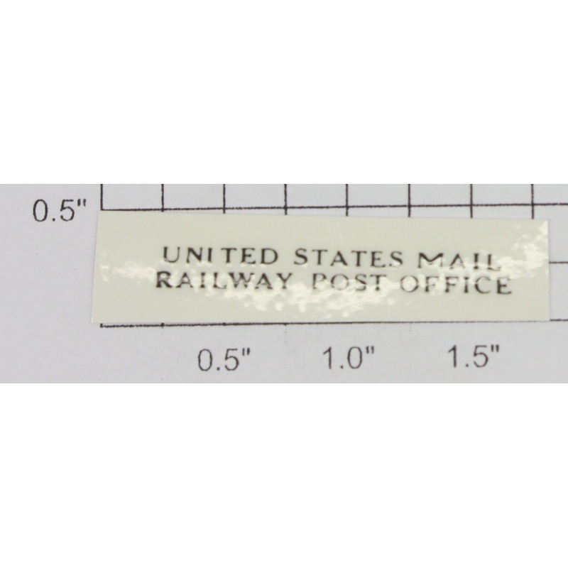 American Flyer 9900-5 United States Mail Railway Post Office Sticker Decal