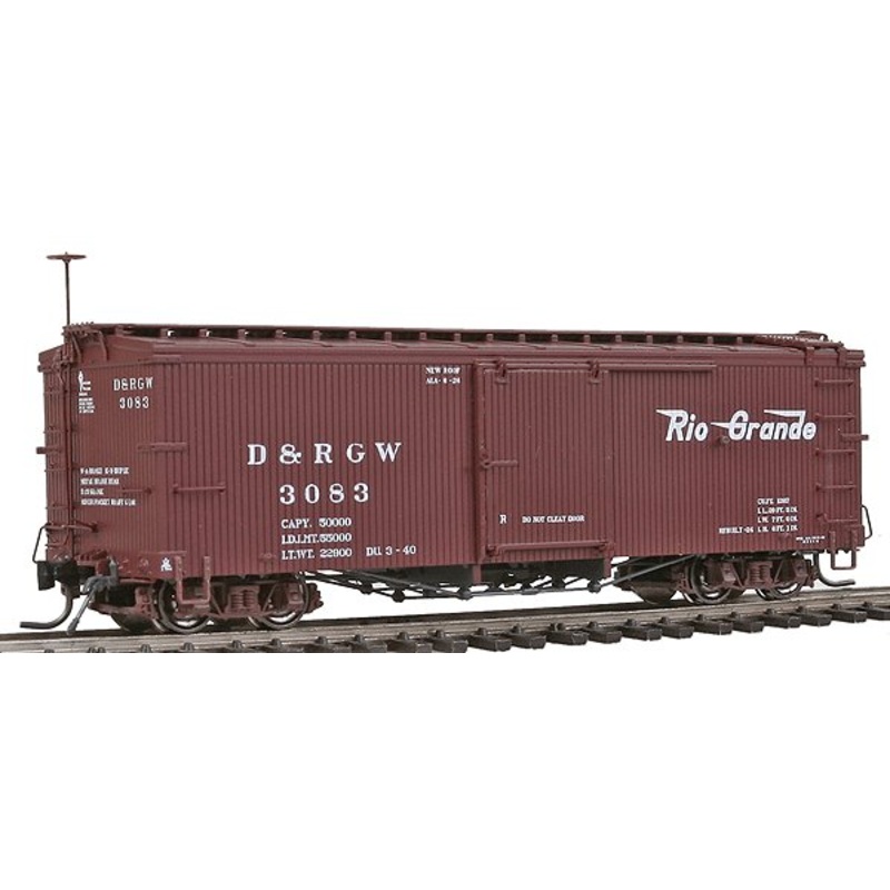 Blackstone Models 340120 HOn3 DRGW 3000 Series 30′ Boxcar #3083 NIB