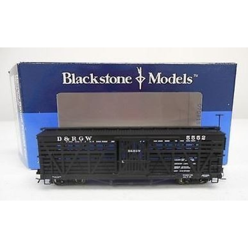 Blackstone Models 340206 HOn3 D&RGW 30 Ft. Stock Car #5552 NIB