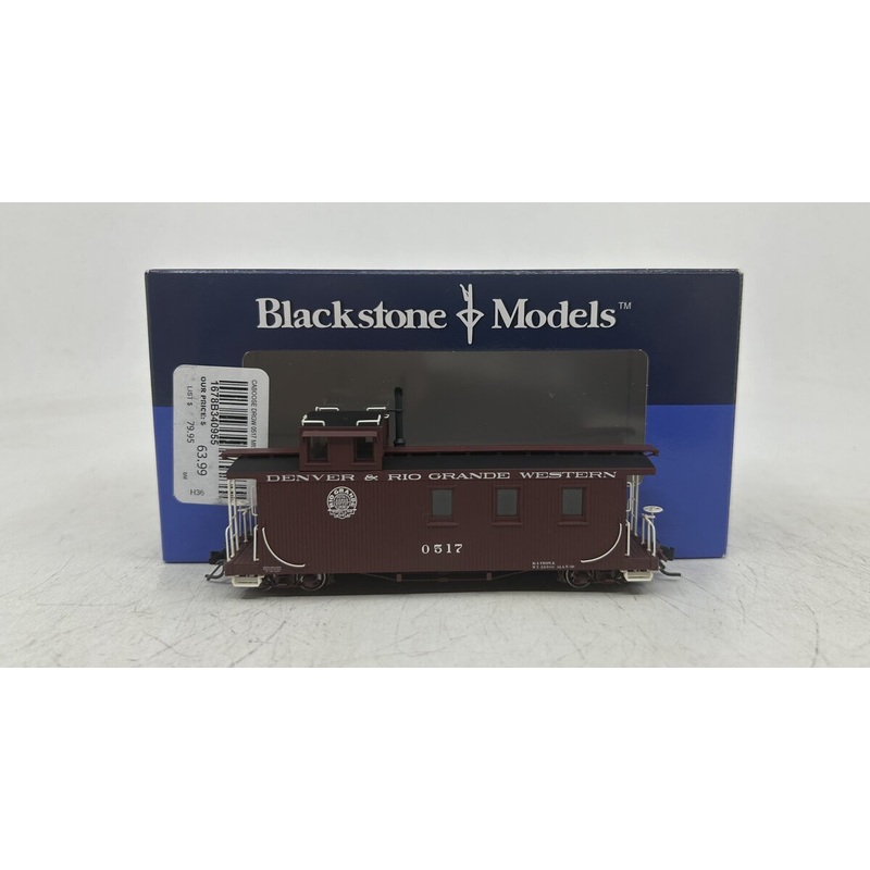 Blackstone Models 340955 HOn3 D&RGW Long Caboose #0517 NIB