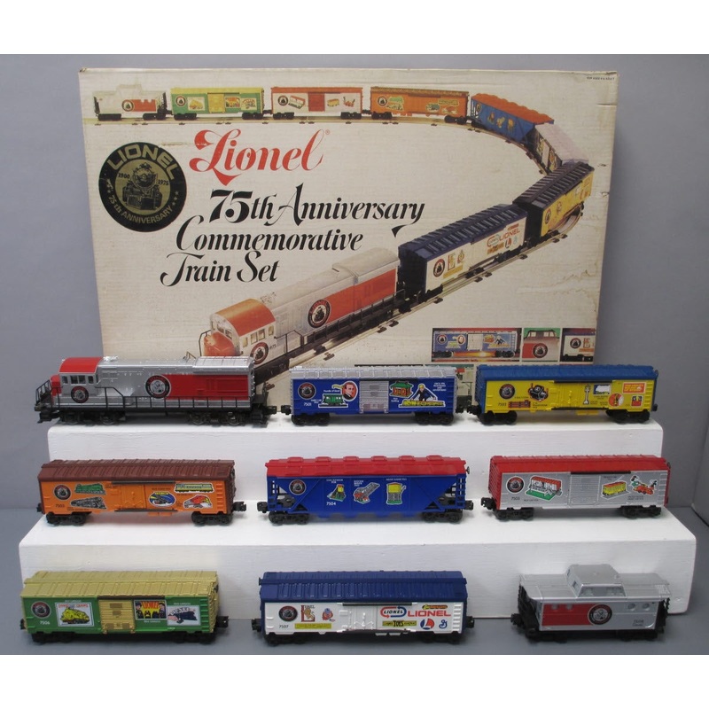 Lionel 6-1585 O Gauge 75th Anniversary Diesel Train (Set of 9) MT/Box