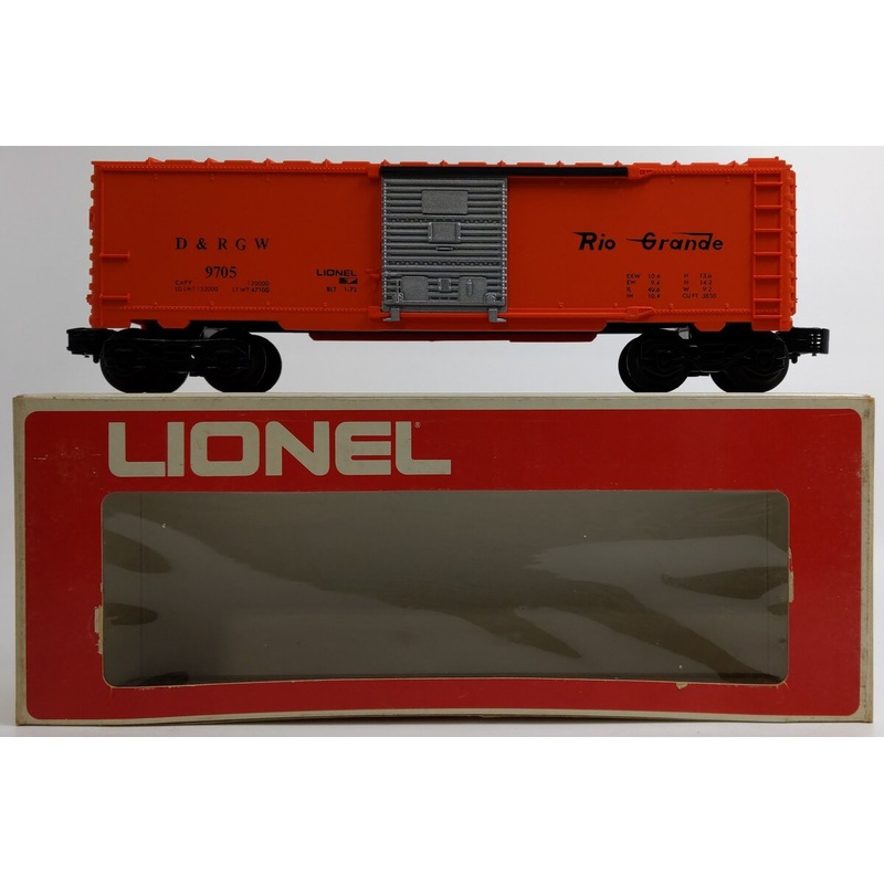 Lionel 6-9705 O Gauge Denver & Rio Grande Western Box Car LN/Box