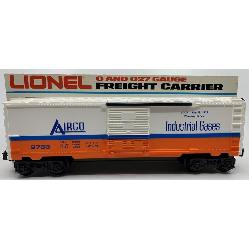 Lionel 6-9733 O Gauge Airco LCCA Boxcar with Tank EX/Box