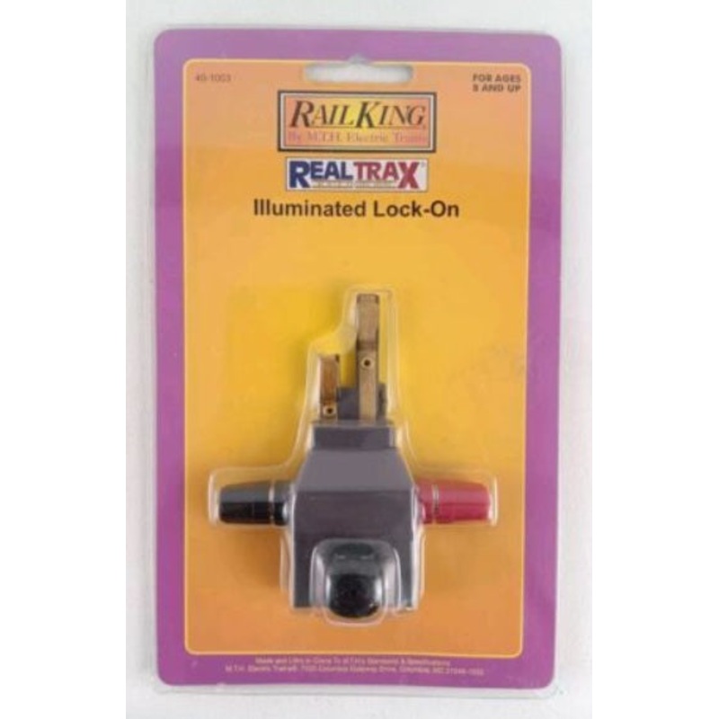 MTH 40-1003 O Scale RailKing Illuminated Lock-On Real Trax