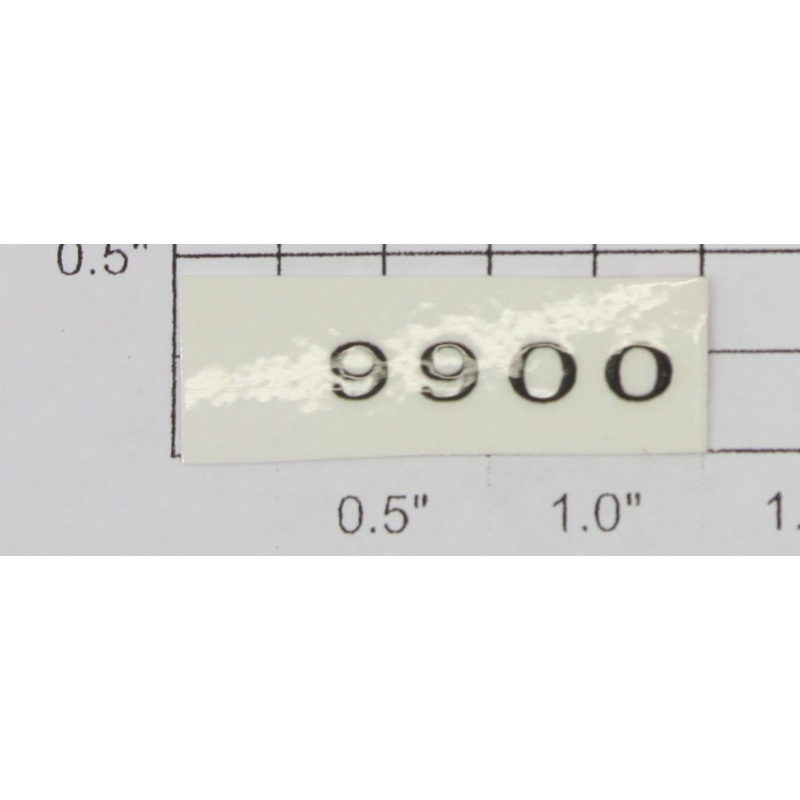 American Flyer 9900-4 9900 Black Lettering Sticker Decal