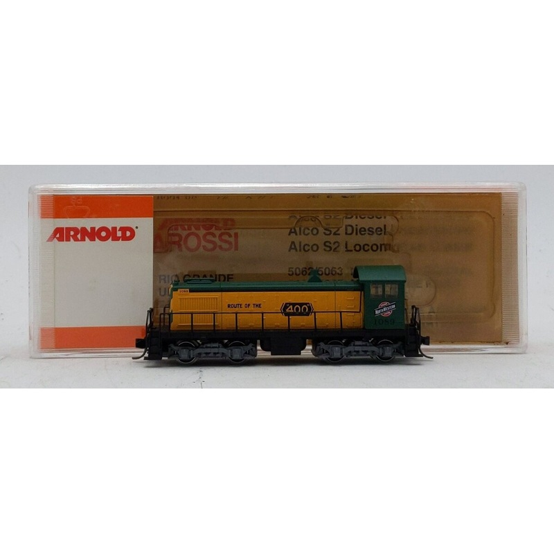 Arnold 5026 N Scale Chicago Northwestern Alco S2 Diesel Locomotive #1089 LN/Box
