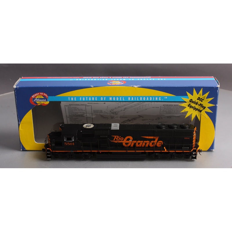 Athearn 8095 HO Denver & Rio Grande Western SD-50 Diesel Locomotive #5501 -DC NIB