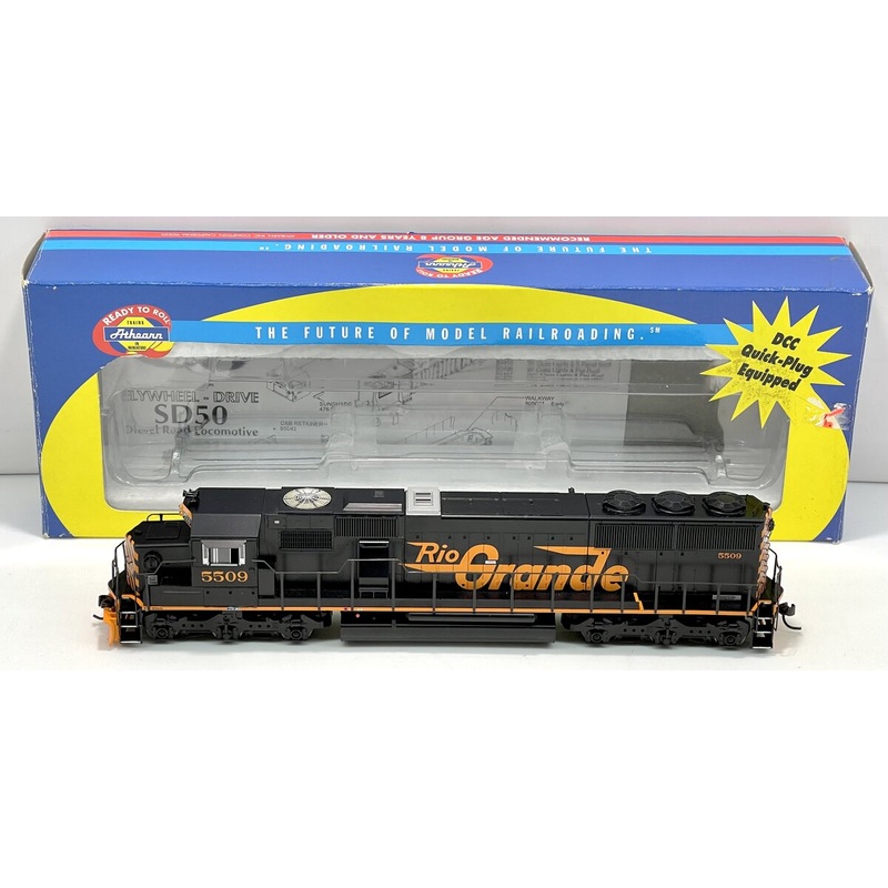 Athearn 8097 HO Denver & Rio Grande Western SD-50 Diesel #5509 -DC NIB