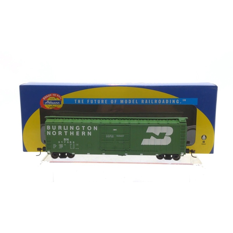 Athearn 81425 HO Scale RTR Burlington Northern 50′ OB Plug Door Box Car #317086 LN/Box