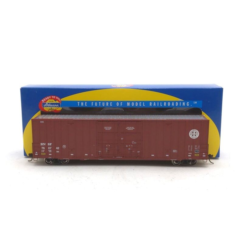 Athearn 96252 HO Scale BNSF 60′ Double Door Hi-Cube Box Car #760742 NIB