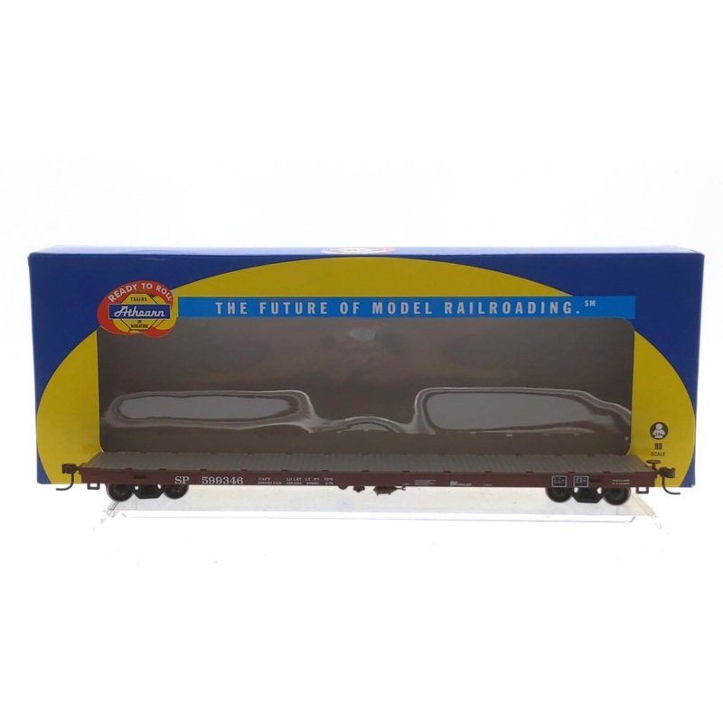 Athearn 97807 HO Scale Southern Pacific RTR 60′ Flat Car #599346 NIB