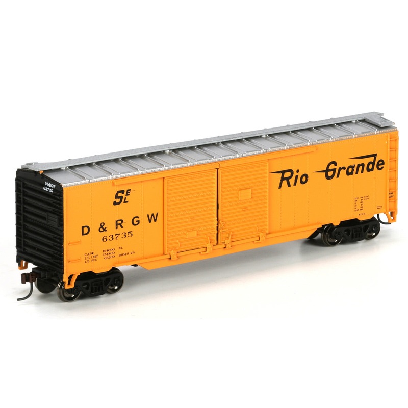 Athearn 98108 HO RTR Denver & Rio Grande Western 50′ Double Door Box Car #63735 NIB