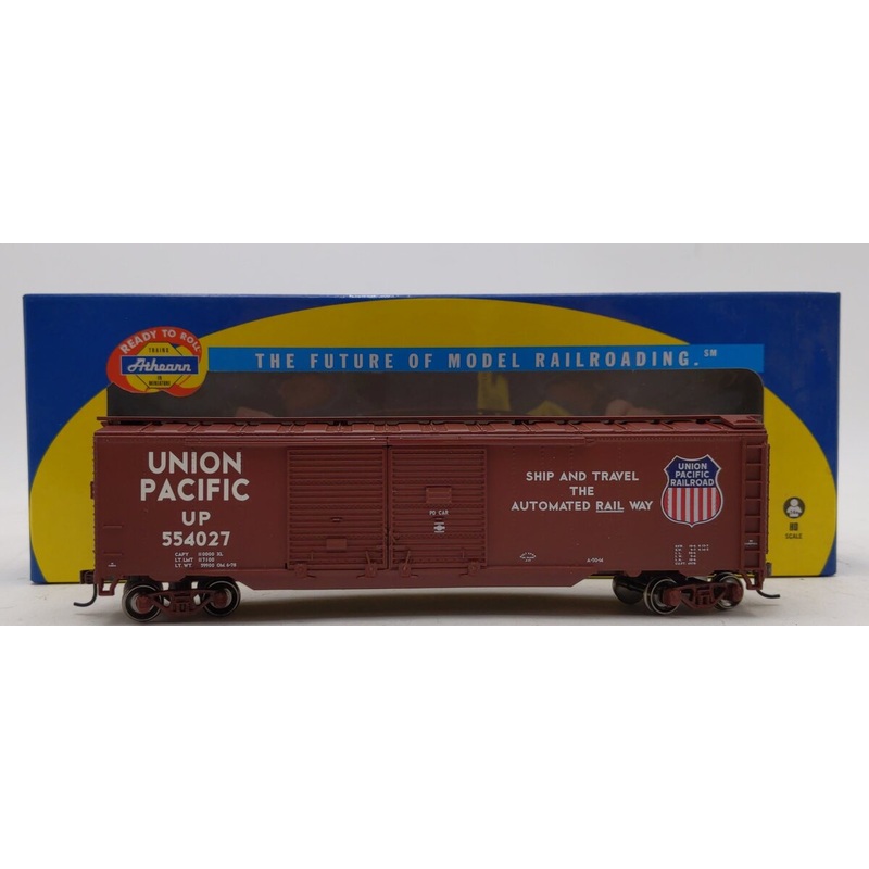 Athearn 98115 HO Scale Union Pacific RTR 50′ Double Door Box Car #554027 NIB