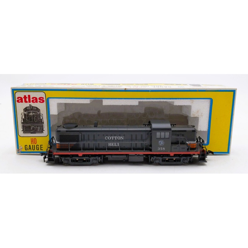 Atlas 8010 HO Scale Cotton Belt RS-3 Diesel Black Widow #358 LN/Box