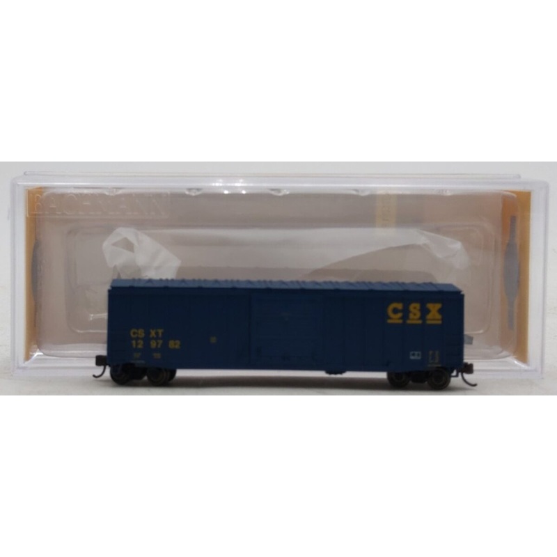 Bachmann 19665 N CSX ACF 50.5′ Outside Braced Box Car EX/Box