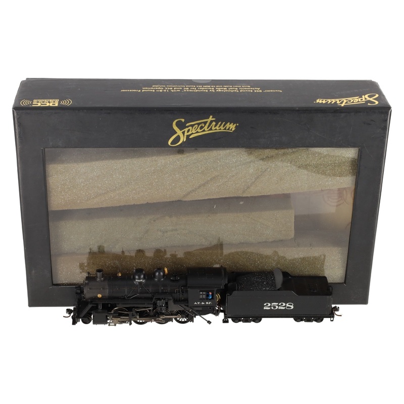 Bachmann 84505 HO 2-8-0 Atchison Topeka Santa Fe Locomotive #2528/SoB Custom EX/Box
