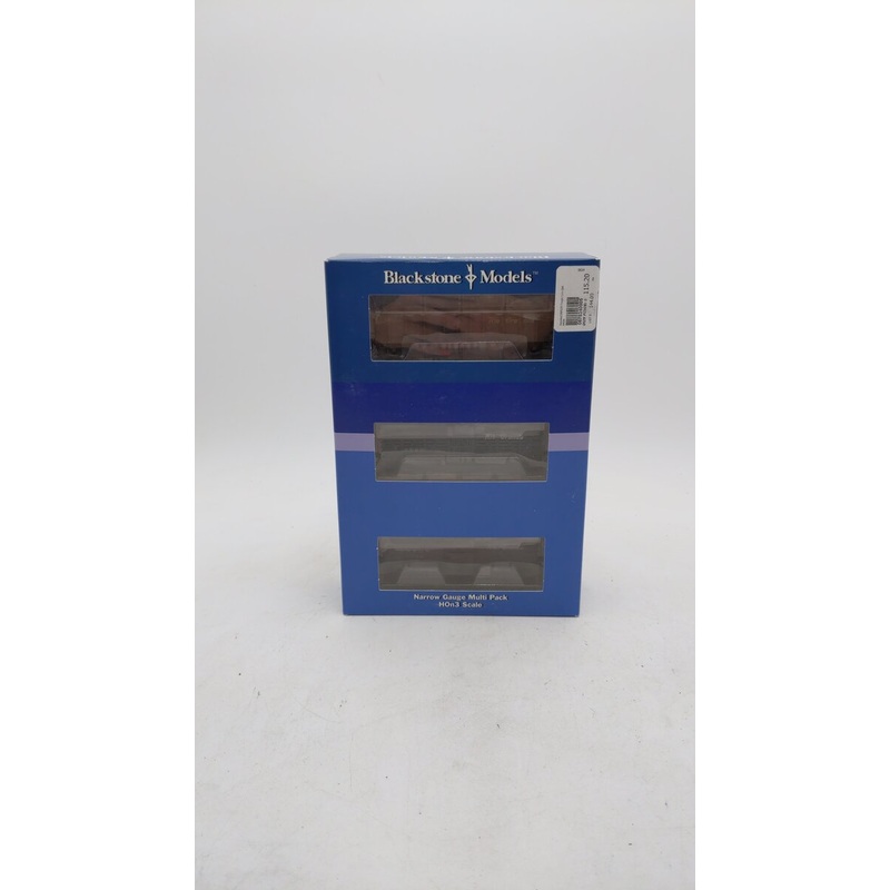 Blackstone Models B400005 HO Scale D&RGW Freight Car Multi-Pack (Set of 3) NIB
