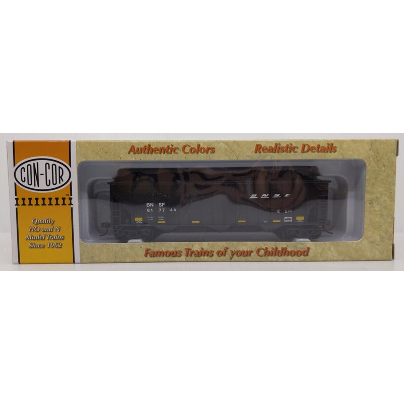 Con-Cor 0001-019366(7) HO Scale BNSF 15 Panel 100 Ton Coal Hopper #617744 NIB