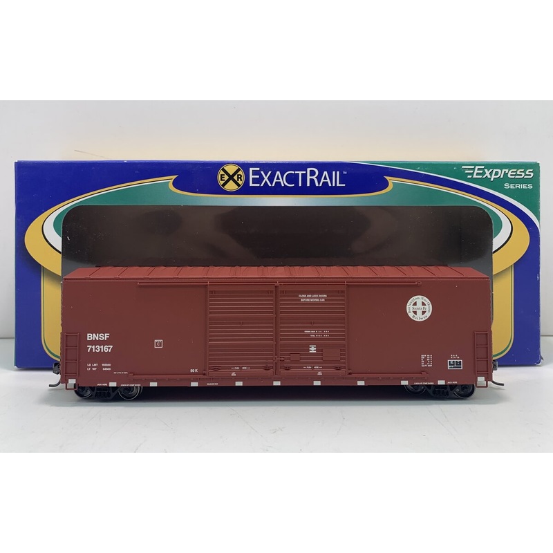 Exact Rail EX-1008-2 HO BNSF Gunderson 5200 Cu.Ft. Boxcar #713167 LN/Box