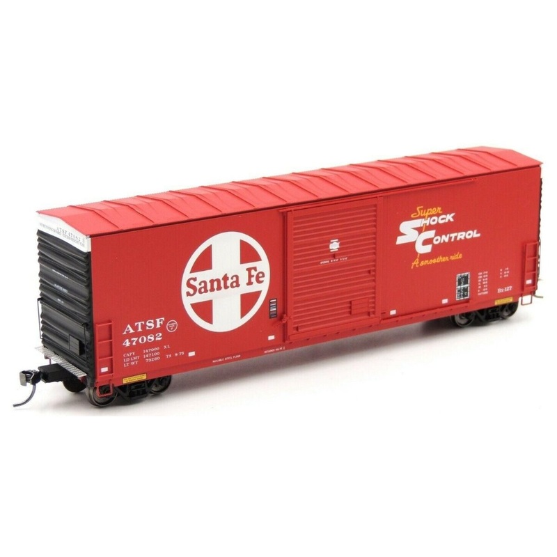 ExactRail EE-1009-2 HO Santa Fe PC&F 6033 Cu.Ft. Single Door Boxcar ATSF #47082 LN/Box