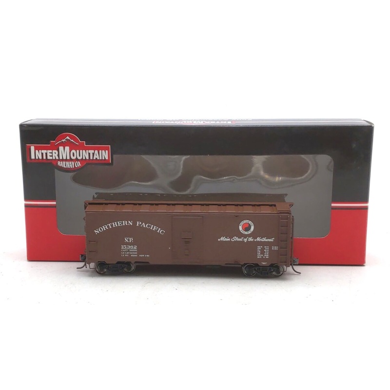 InterMountain 45733-17 HO Scale Northern Pacific 1937 AAR 40′ Boxcar #15362 NIB