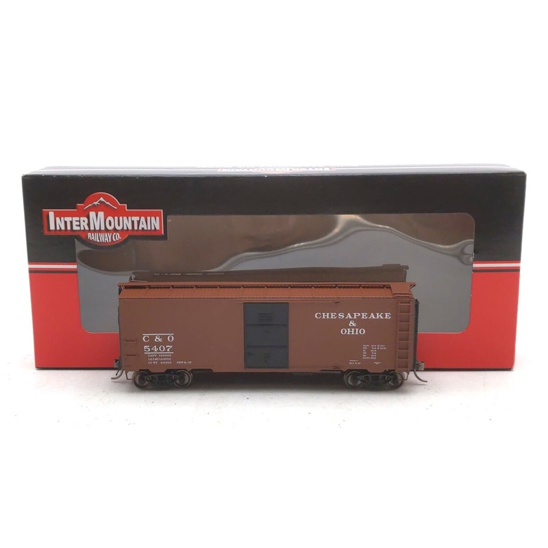InterMountain 45793-01 HO Scale Chesapeake & Ohio 1937 AAR 40′ Boxcar #5407 LN/Box