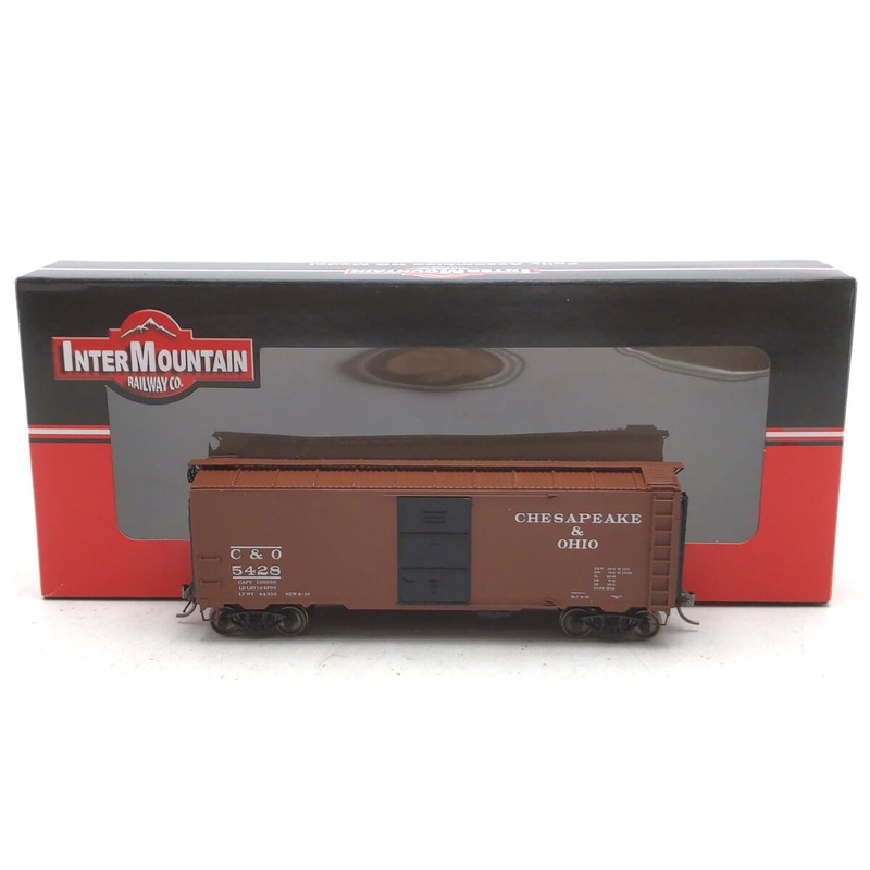 InterMountain 45793-02 HO Scale Chesapeake & Ohio 1937 AAR 40′ Boxcar #5428 LN/Box