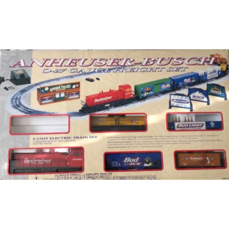 K-Line K-1811 Anheuser-Busch O-27 Gauge Diesel Freight Train Set LN/Box