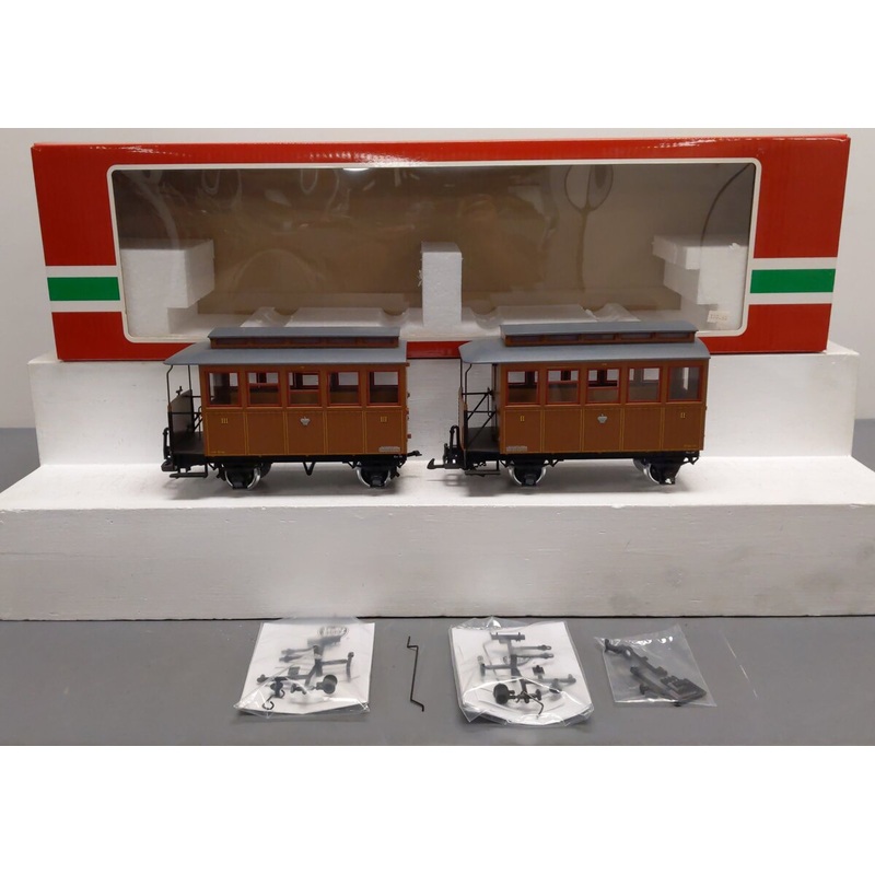 LGB 35094 G Saxon Double Passenger Car #25K # 8K EX/Box