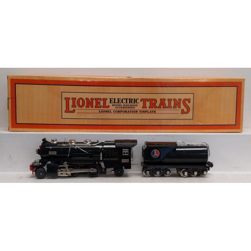 MTH Lionel 11-6052-0 O Tinplate Traditional Gauge 263E Black & Nickel Locomotive EX/Box