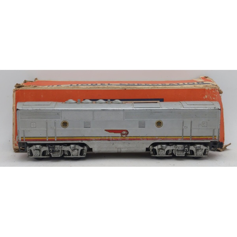 Lionel 2343C Vintage O Santa Fe F-3 Screen Top Non-Pwd. B-Unit Diesel Locomotive VG/Box