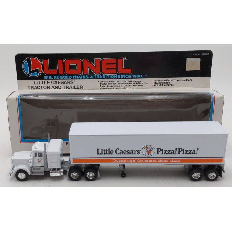 Lionel 6-12807 O Little Caesars Tractor & Trailer Truck NIB