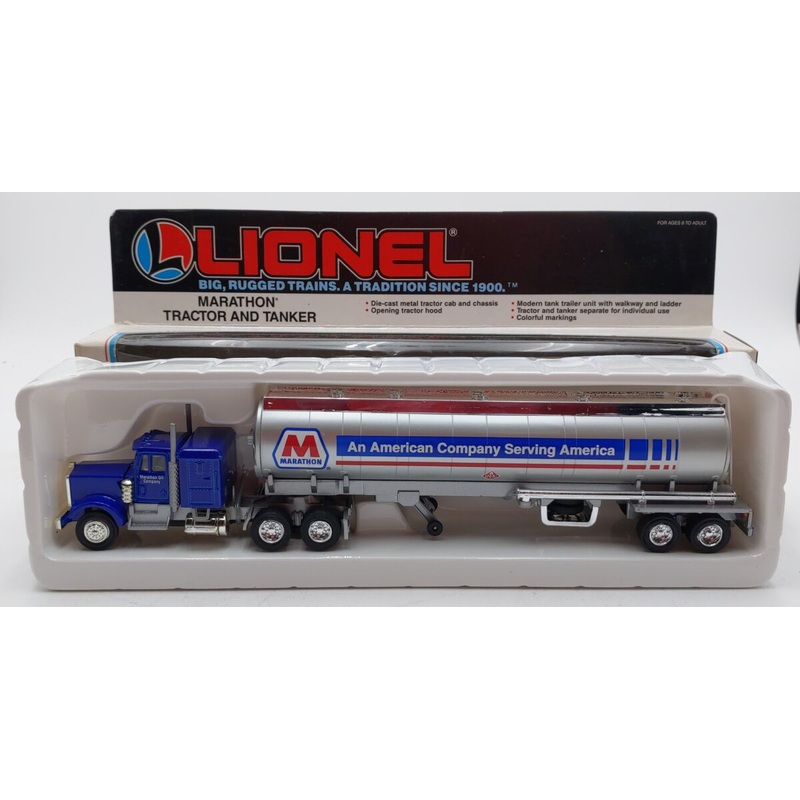 Lionel 6-12869 O Gauge Marathon Tractor & Tanker Truck NIB
