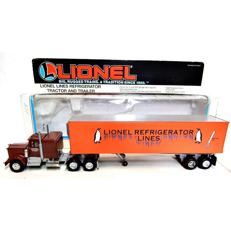 Lionel 6-12891 O Gauge Lionel Lines Refrigerator Tractor And Trailer NIB