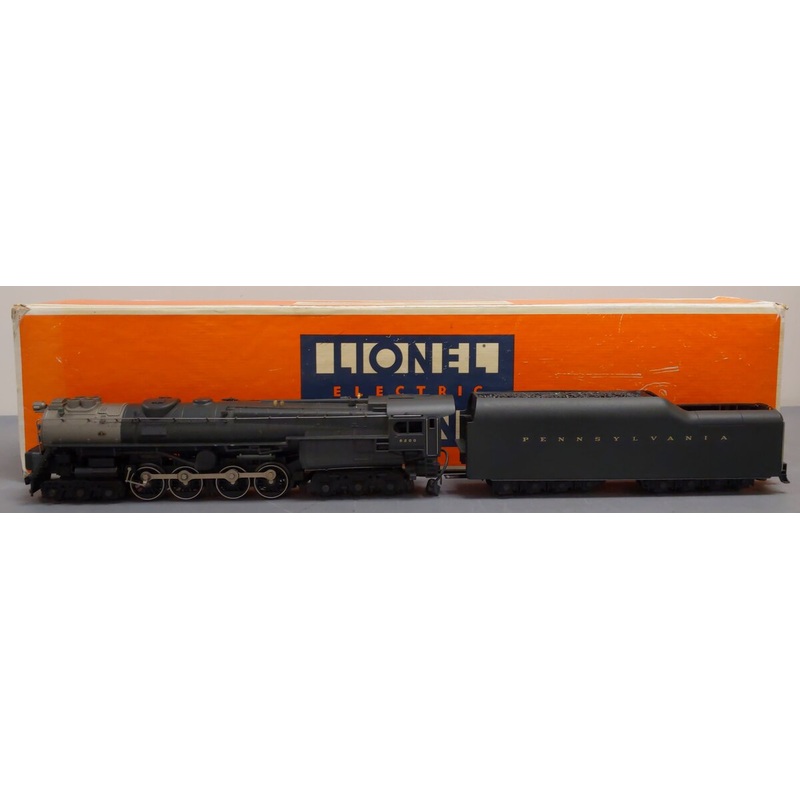 Lionel 6-18010 O PRR 6-8-6 Turbine Steam Locomotive & Tender with RS #6200 EX/Box
