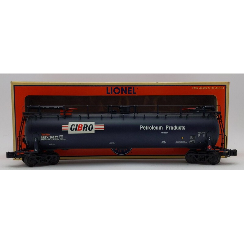 Lionel 6-19691 O CIBRO Single Dome Tank Car #26262 EX/Box
