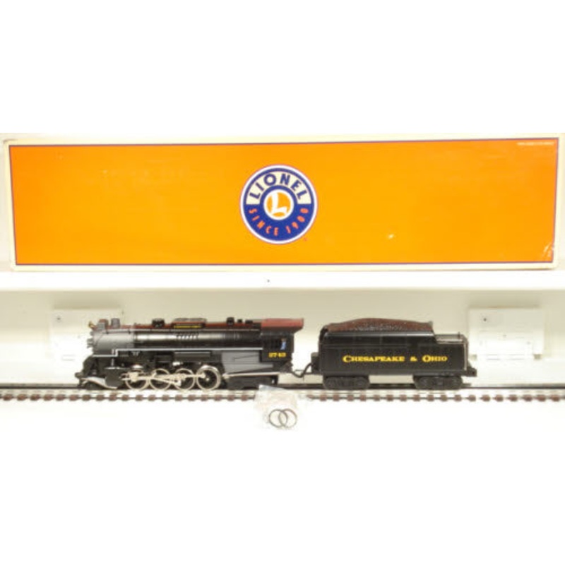 Lionel 6-28697 O Gauge C&O Berkshire Jr. Locomotive & Tender #2743 w/ TMCC EX/Box