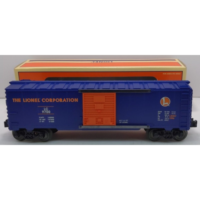 Lionel 6-29200 O Gauge Lionel Railroad Club Boxcar #9700 NIB