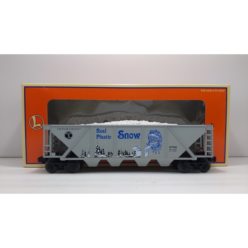 Lionel 6-52199 O Dept. 56 4-Bay Snow Hopper #6756 LN/Box