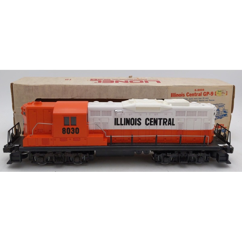 Lionel 6-8030 O Gauge Illinois Central GP-9 Diesel Locomotive #8030 LN/Box