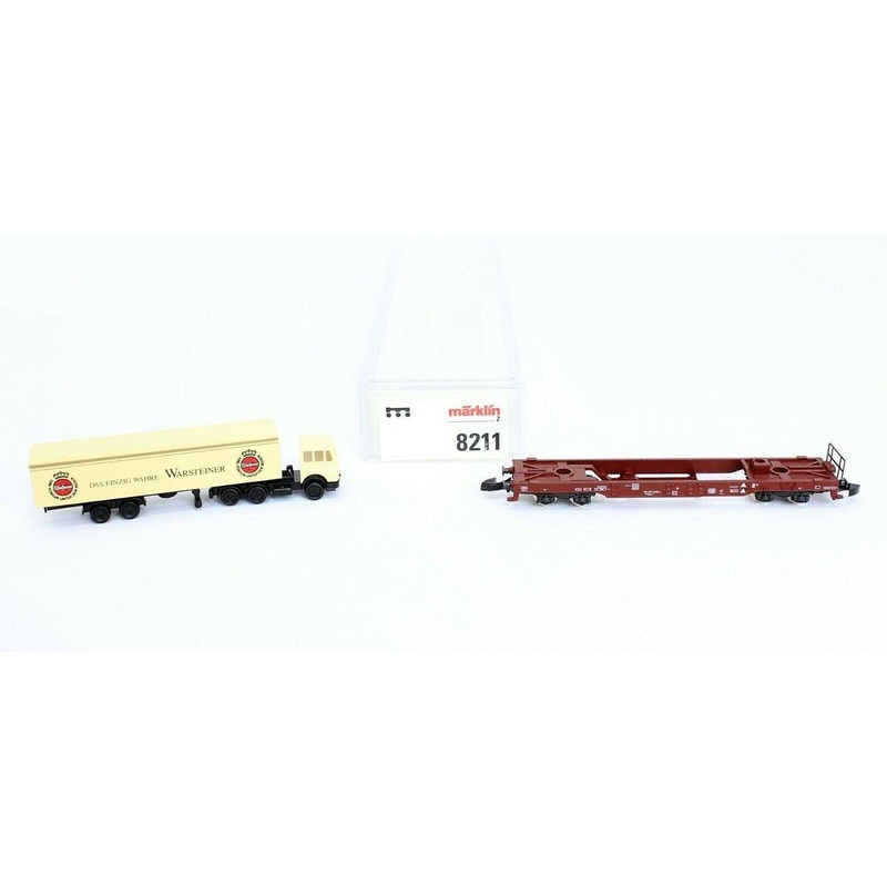 Marklin 8211 Z Scale Piggy Back Freight Car LN/Box