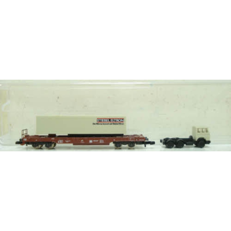 Marklin 8662 Z Flatcar with a Syiebel Eltron Cointainer LN/Box