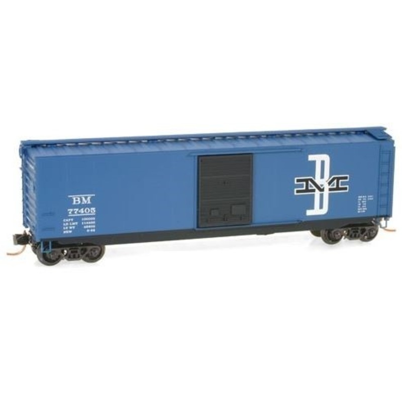 Micro-Trains 03100360 N Boston & Maine 50′ Youngstown Door Boxcar #77405 LN/Box