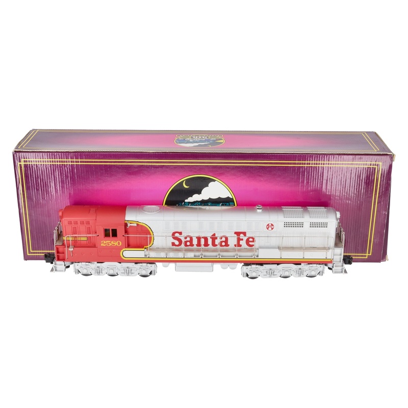 MTH 20-2123 Santa Fe FM Trainmaster Diesel Engine w/Horn #2580 EX/Box