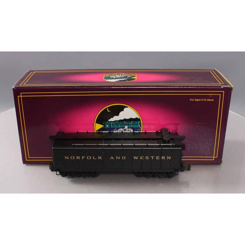 MTH 20-3127 O Gauge Norfolk & Western Y6b Die-Cast Auxiliary Water Tender EX/Box
