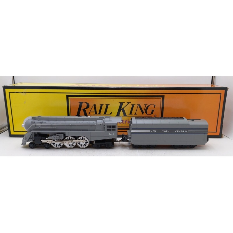 MTH 30-1113-1 O NYC 4-6-4 Dreyfuss Hudson Steam Locomotive & Tender #5445 w/PS1 LN/Box