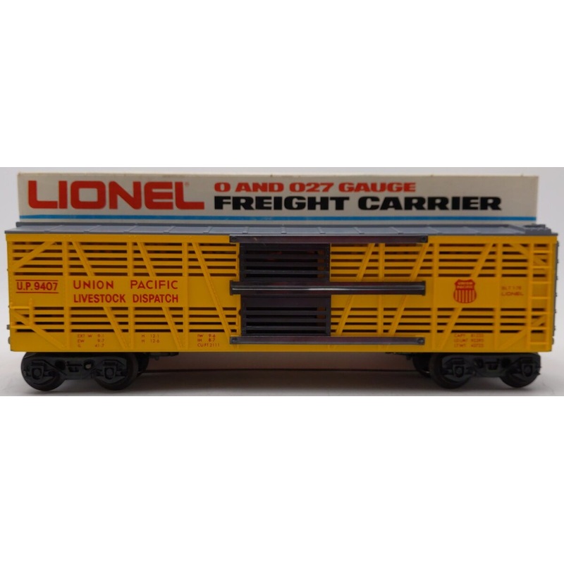 Lionel 6-9407 O Gauge Union Pacific Stock Car #9407 EX/Box